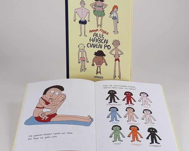 Neuerscheinung Kinderbuch: Alle haben einen Po von Anna Fiske