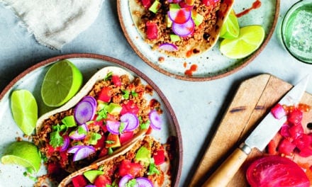 Eat Meat Less: Tacos mit Blumenkohl und Kürbiskernen