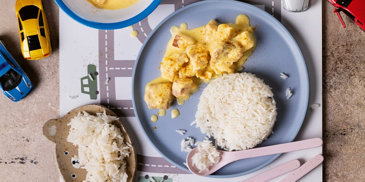Top 3 Aschermittwochs-Rezepte für Kinder: Fisch-Korma mit Reis